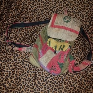 Boho Jute Backpack Made In Nepal